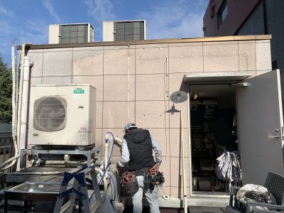 屋上 電気配線 施工 工事 天災被害 神戸市 トラブラン