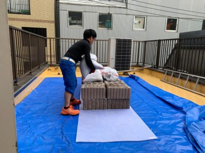 目隠し フェンス 土台 重量 おしゃれブロック 神戸市 トラブラン