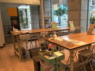 店舗改装後 トータルコーディネート 施工 1階 料理教室 神戸市 トラブラン